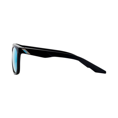 Preview: Hudson Matte Black HiPER Blue Multilayer Mirror Lens