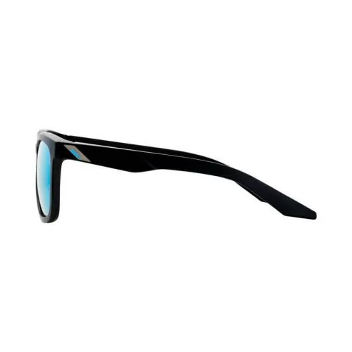 Hudson Matte Black HiPER Blue Multilayer Mirror Lens