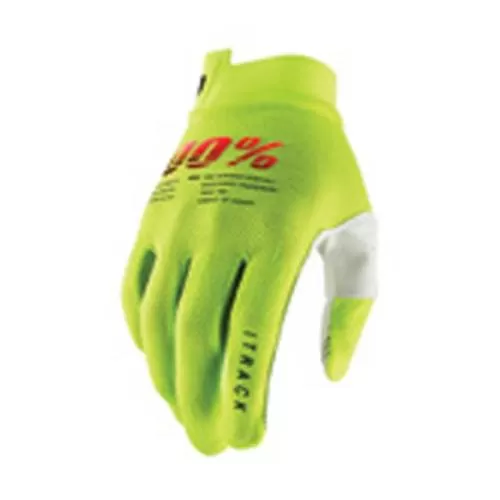 Handschuhe iTrack Youth fluo gelb KM