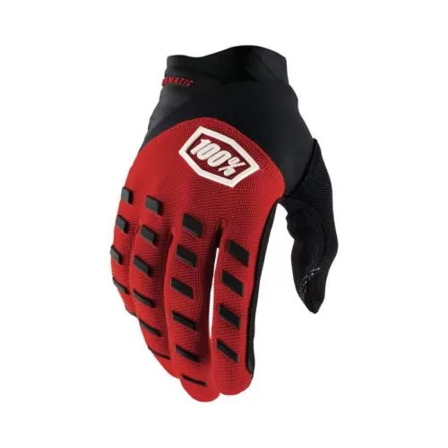 Airmatic Handschuhe rot-schwarz XXL