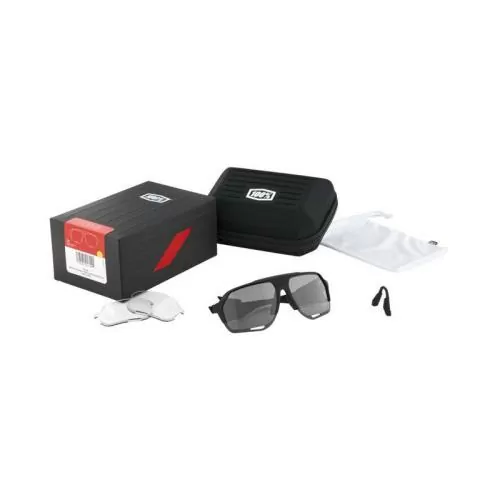 100% Sonnenbrille Norvik - Matte Black