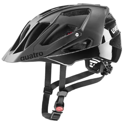 Uvex Quatro CC Velo Helmet - All Black Mat