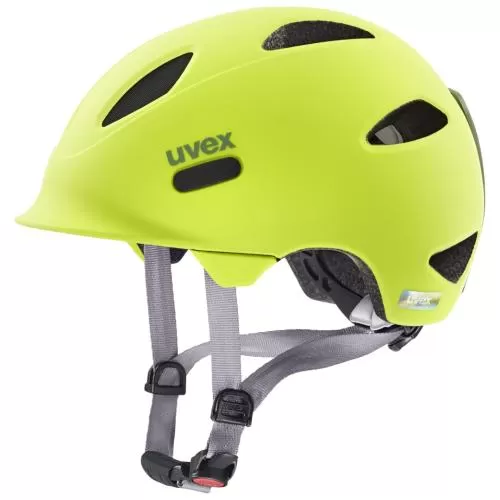 Uvex Oyo Children Bike Helmet - Neon Yellow-Moss Green Mat