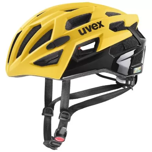 Uvex Race 7 Velo Helmet - Sunbee-Black Mat
