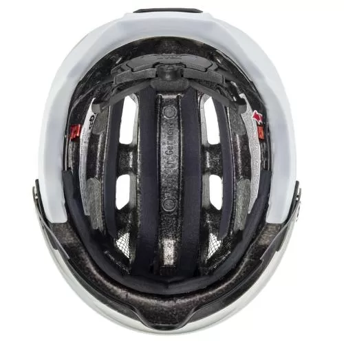 Uvex Finale Visor Velo Helmet - Moss Green-Cloud Mat