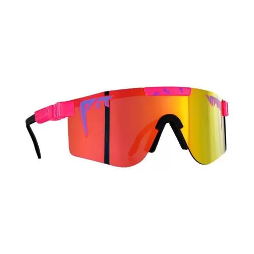 Pit Viper The Radical Sun Glasses - Red Polarized Double Wide Orange
