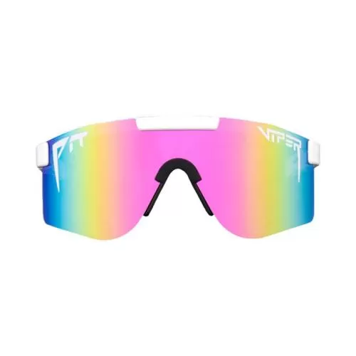 Pit Viper The Miami Nights Double Wide Sun Glasses - White Multicolour