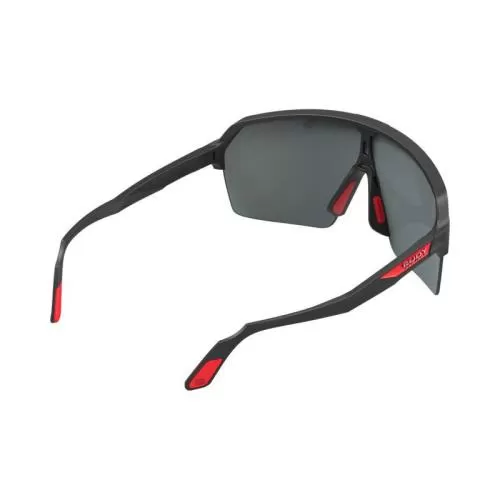 Rudy Project Spinshield Air Eyewear - Black Matte, Multilaser Red