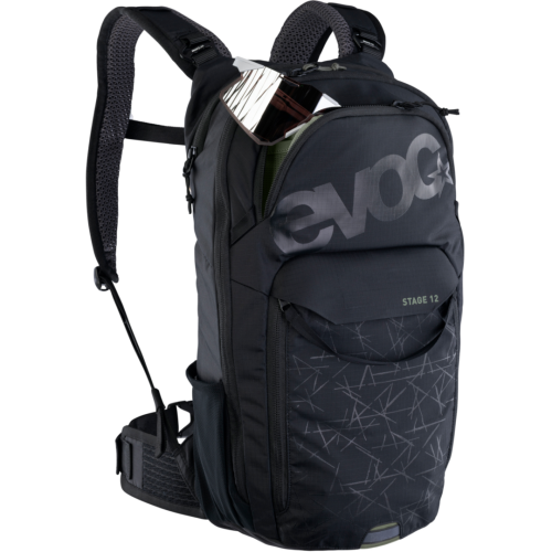 Preview: Evoc Stage 12L Backpack SCHWARZ