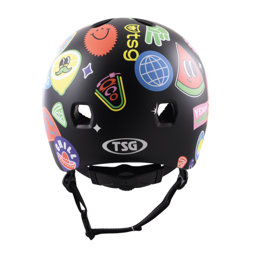 Preview: TSG Velohelm Meta Graphic Design - happy sticker