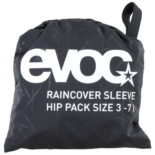 Preview: Evoc Raincover Sleeve Hip Pack 3-7L SCHWARZ