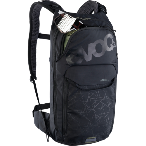 Preview: Evoc Stage 6L Backpack + 2L Bladder SCHWARZ