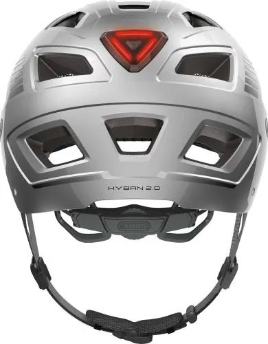 ABUS Velohelm Hyban 2.0 - Signal Silver