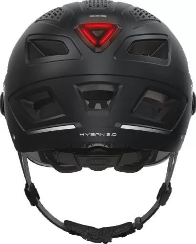 ABUS Hyban 2.0 ACE Bike Helmet - Velvet Black