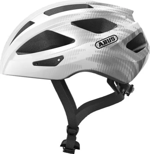 ABUS Macator Bike Helmet - White Silver