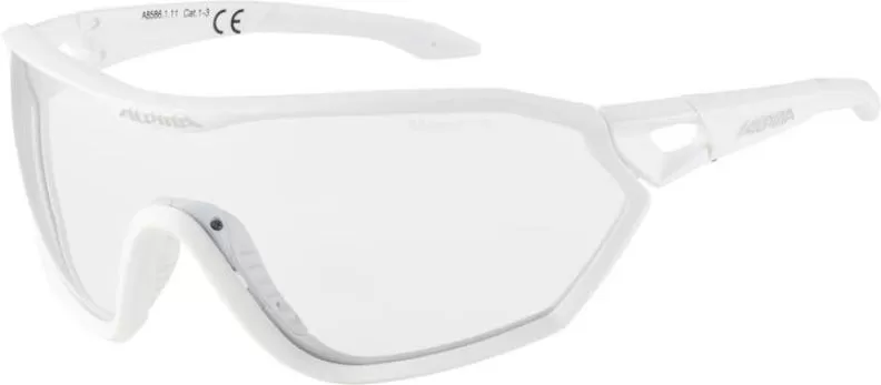 Alpina S-WAY V Eyewear - white matt, black