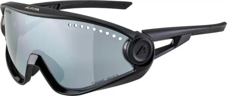 Alpina 5W1NG Eyewear - all black matt, black mirror