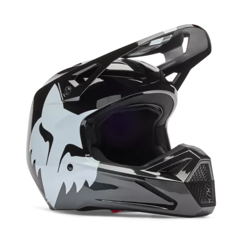 Fox Racing V1 Shield Helm SCHWARZ