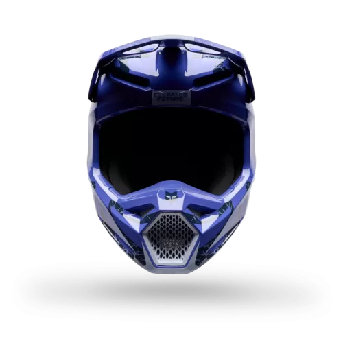 Fox Racing Yth V1 Diffuse SE Helm BLAU