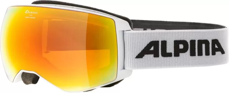 Alpina NAATOR Q-LITE Skibrille - White Orange