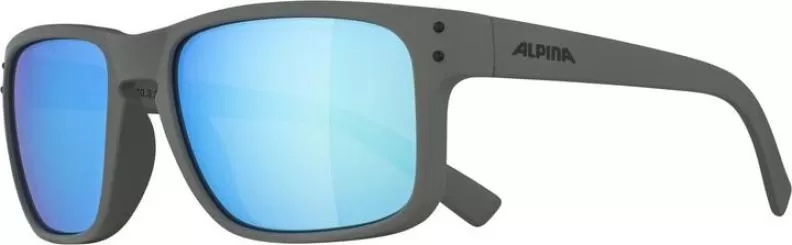 Alpina KOSMIC Eyewear - moon-grey matt, blue mirror