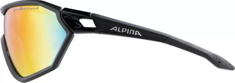 Alpina S-WAY QV Sonnenbrillen - black matt, rainbow mirror