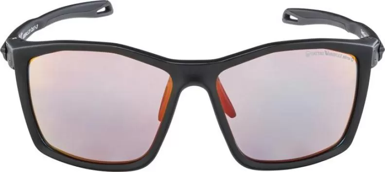 Alpina TWIST FIVE QV Eyewear - black matt, rainbow mirror
