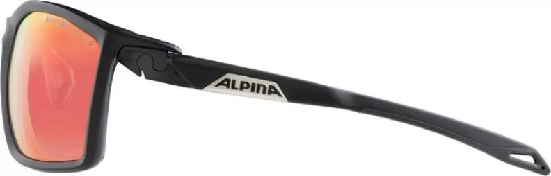 Alpina TWIST FIVE QV Eyewear - black matt, rainbow mirror