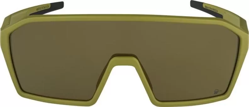 Alpina RAM Q-LITE Sonnenbrille - olive matt, gold mirror