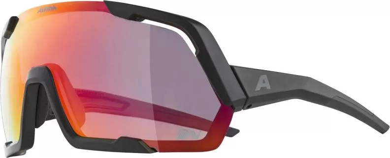 Alpina ROCKET QV Eyewear - Black Matt, Rainbow Matt