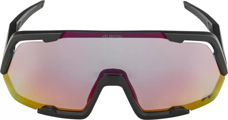 Alpina ROCKET QV Sonnenbrille - Black Matt, Rainbow Matt