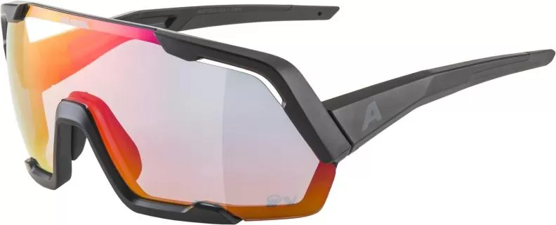 Alpina ROCKET QV Eyewear - Black Matt, Rainbow Matt