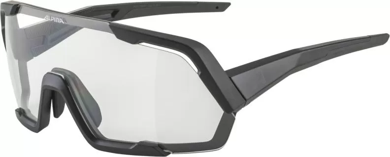Alpina ROCKET Sonnenbrille - Black Matt, Clear