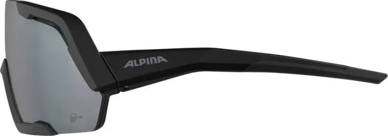 Alpina ROCKET Q-LITE Eyewear - black matt, mirror silver