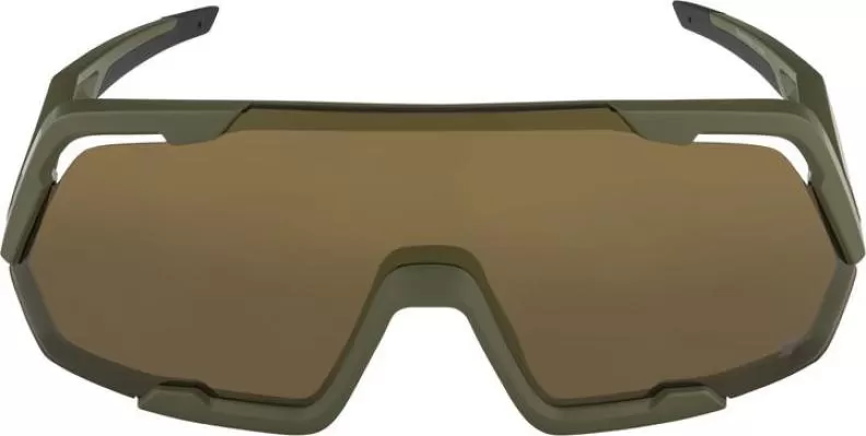 Alpina ROCKET Q-LITE Eyewear - olive matt, mirror bronce