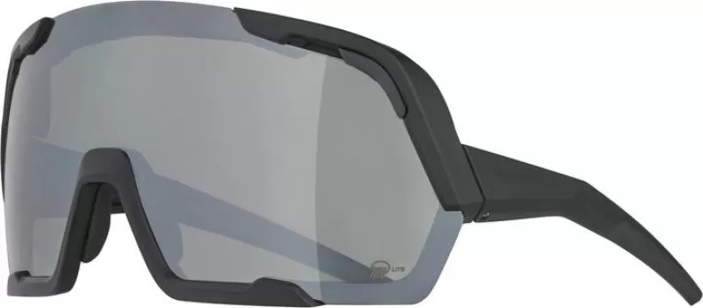 Alpina ROCKET BOLD Q-LITE Eyewear - black matt, silver mirror