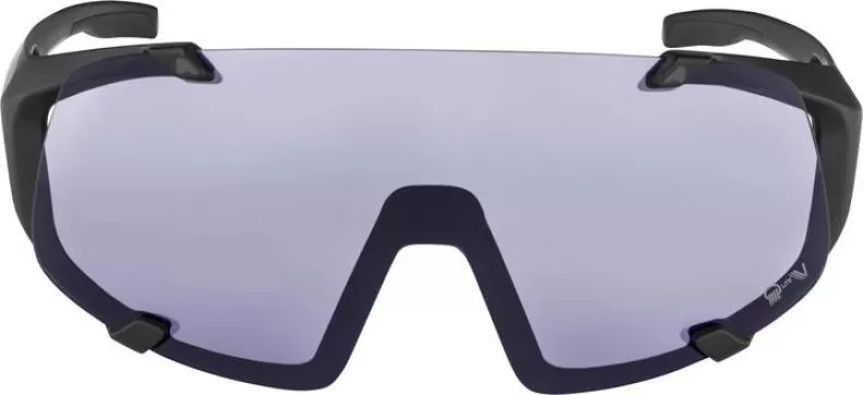 Alpina HAWKEYE Q-LITE V Eyewear - black matt, purple