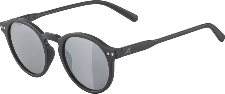 Alpina Sneek Eyewear - Black Matt, Black Mirror
