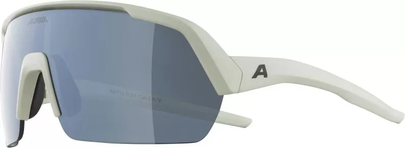 Alpina Turbo HR Sonnenbrille - Cool Grey Matt, Black Mirror