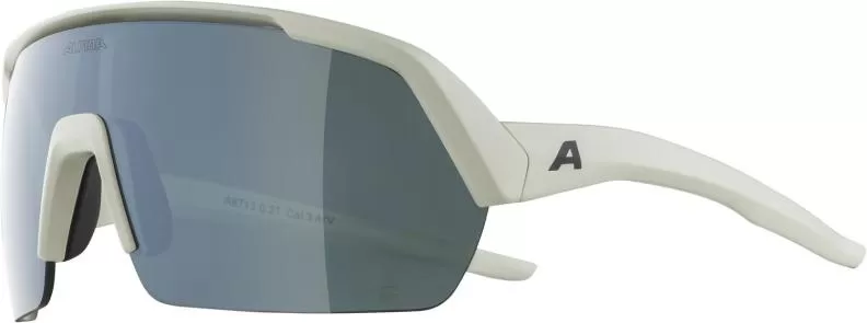 Alpina Turbo HR Q-Lite Eyewear - Cool Grey Matt, Silver Mirror