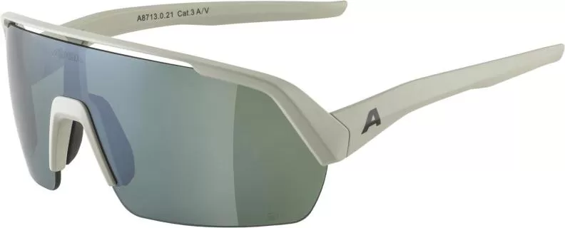 Alpina Turbo HR Q-Lite Sonnenbrille - Cool Grey Matt, Silver Mirror