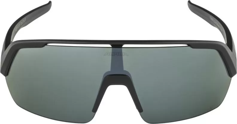 Alpina Turbo HR Q-Lite Sonnenbrille - Black Matt, Silver Mirror