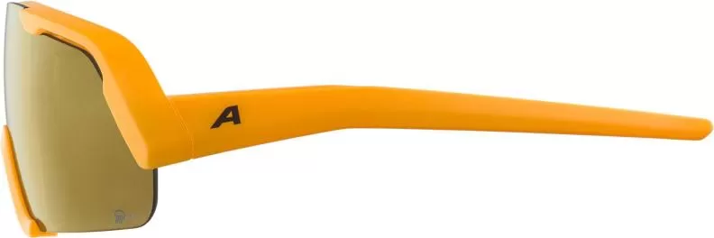 Alpina Rocket Junior Q-Lite Eyewear - Burned-Yellow Matt, Bronce Mirror