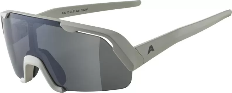 Alpina Rocket Junior Sonnenbrille - Cool-Gray Matt, Black Mirror