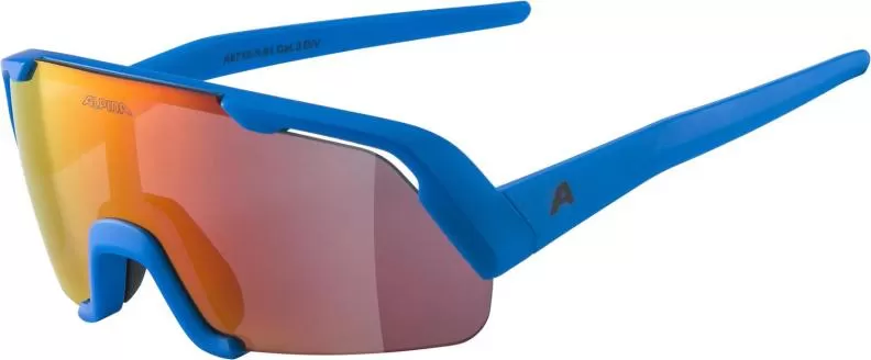 Alpina Rocket Junior Sonnenbrille - Blue Matt, Blue Mirror