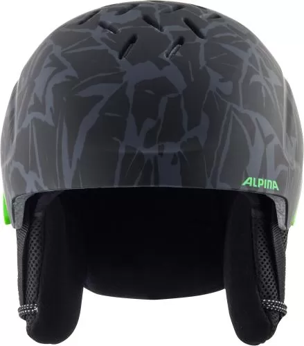 Alpina Pizi Skihelm - Black-Green Camo Matt