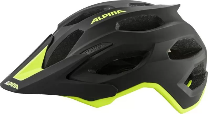Alpina Carapax 2.0 Velo Helmet - black-neon yellow matt