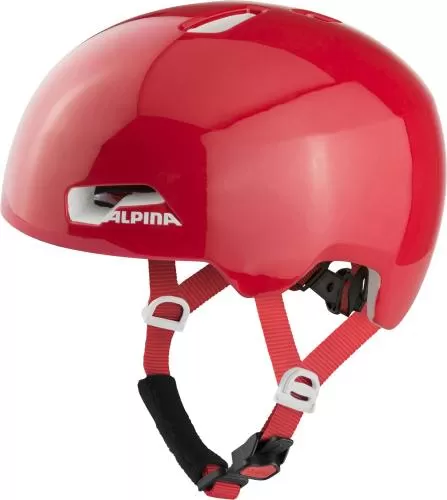 Alpina Hackney Kids Bike Helmet - Red Gloss