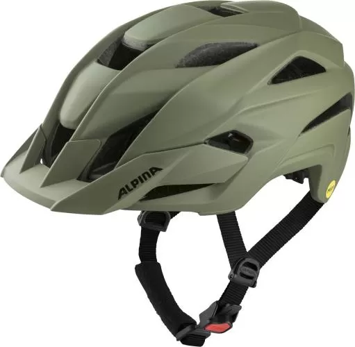 Alpina Stan MIPS Velo Helmet - Olive Matt
