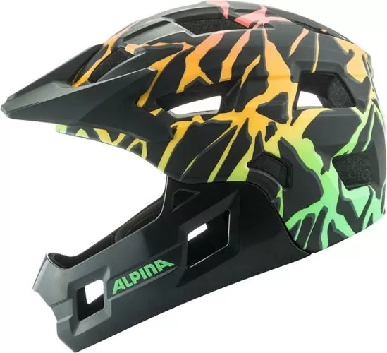 Alpina Velohelm Kinder Rupi - Fading-Neon Matt